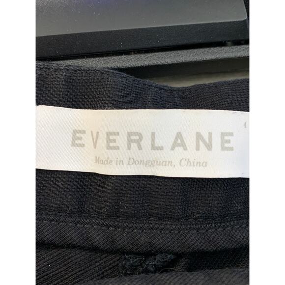 Everlane Women's Pull-On Chino Shorts Regular Fit Solid Black Size 30 - Picture 3 of 4